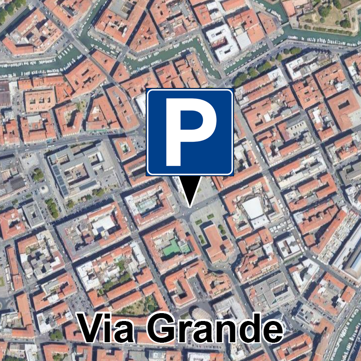Parcheggio Via Grande (in strada, non custodito)