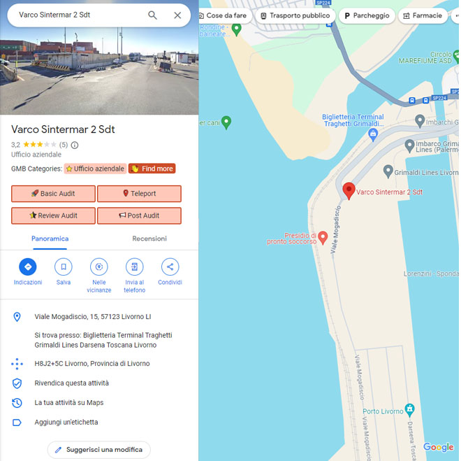 Varco Sintermar Livorno
