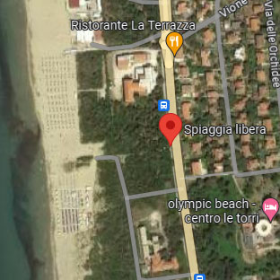 Spiaggia libera (Calambrone) a Livorno