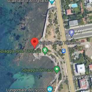 Spiaggia delle Tamerici a Livorno
